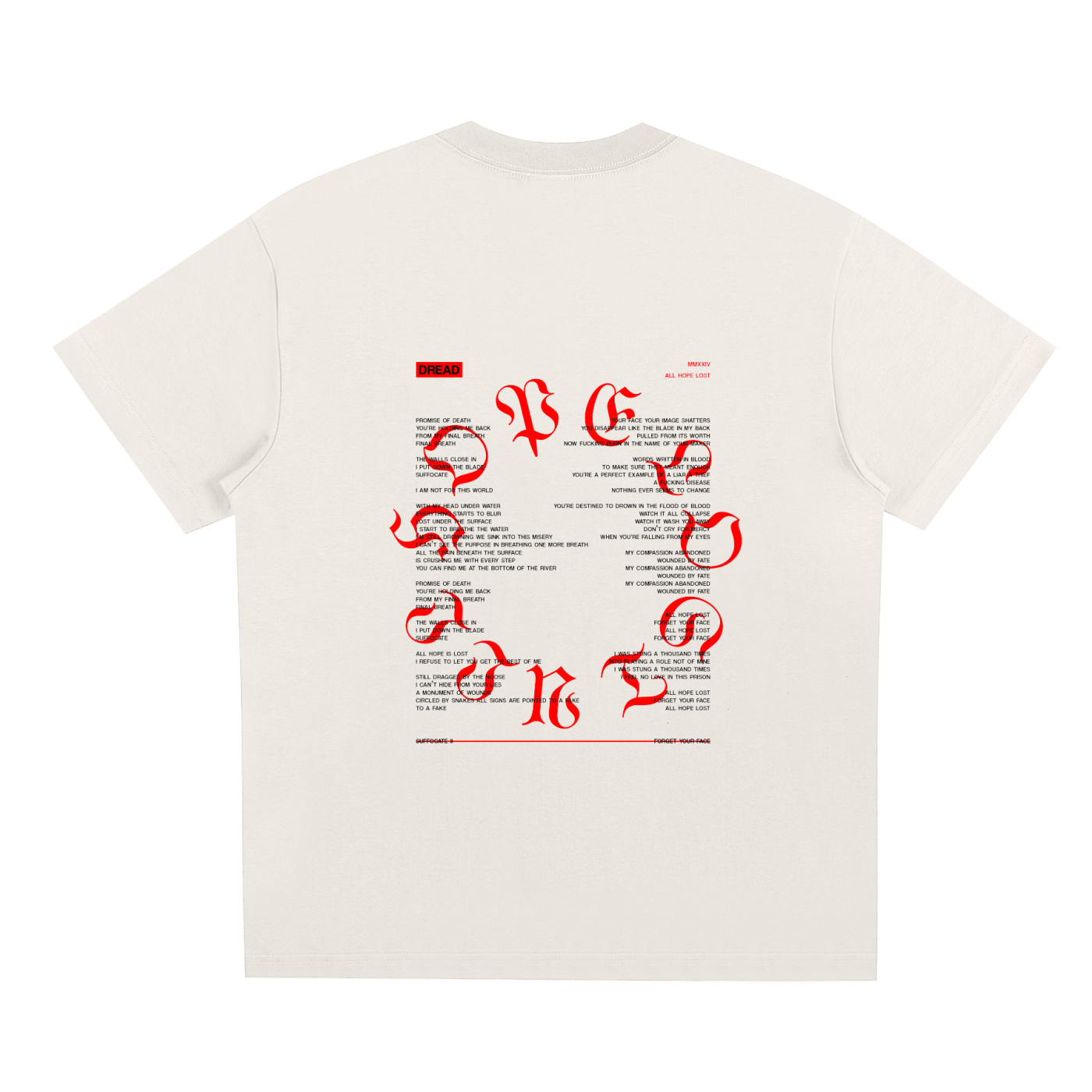 DREAD All Hope Lost T