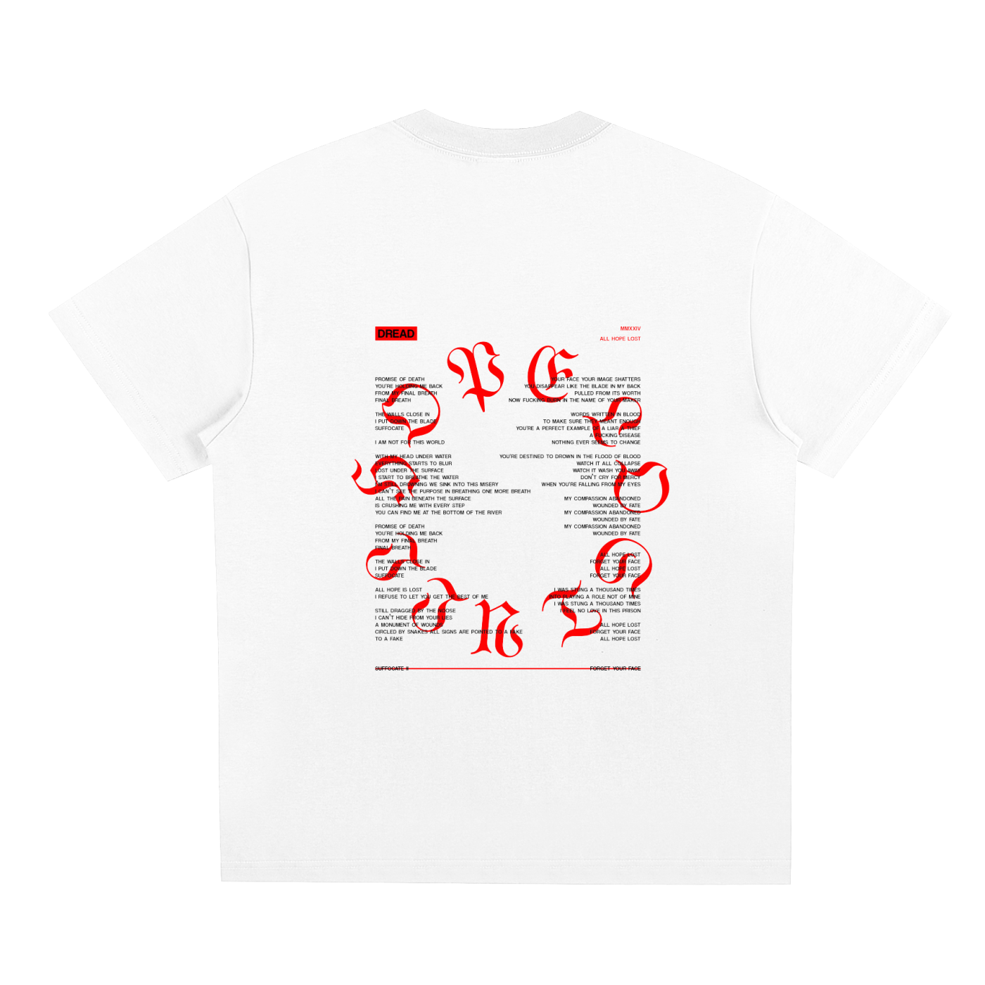 DREAD All Hope Lost T